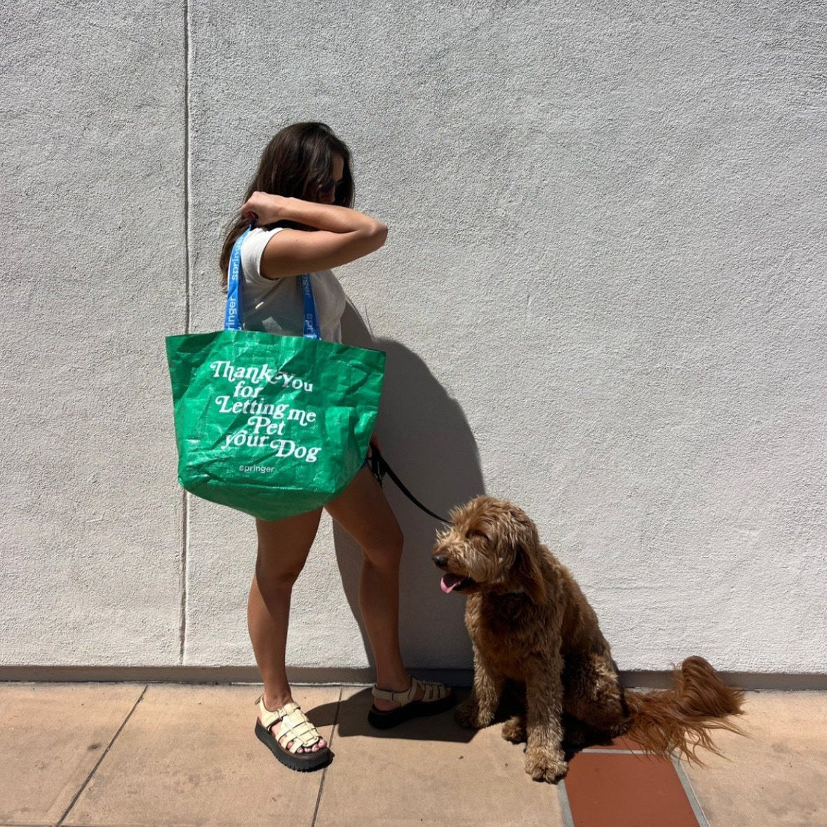 Thank You Large Tote For Dog People