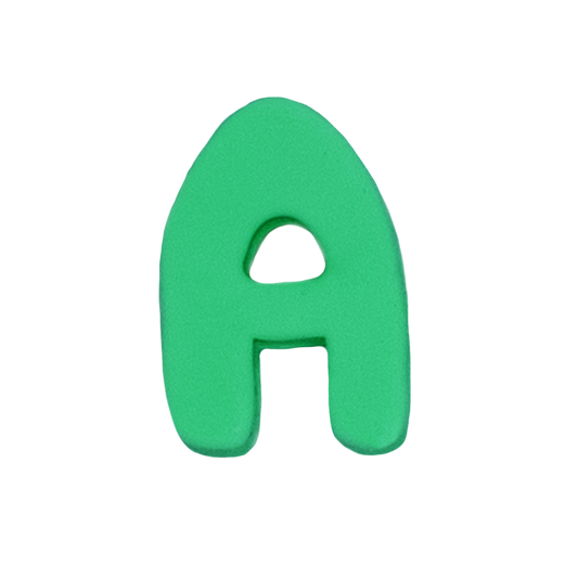 Silicone Dog Charms by Letter/Symbol/Strap Green (Pack of 5)