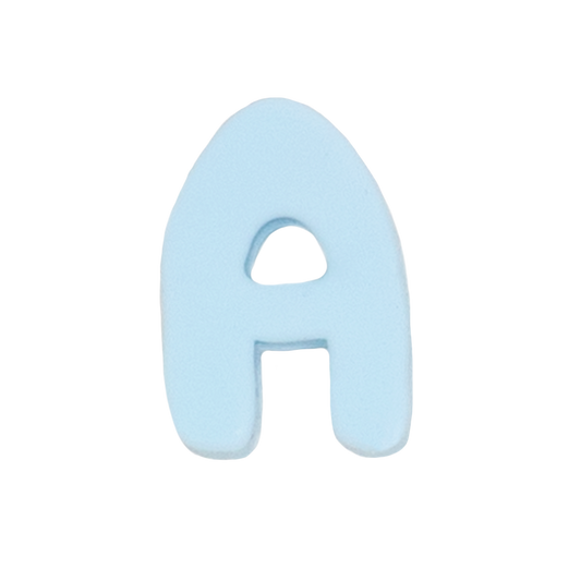 Silicone Dog Charms by Letter/Symbol/Strap Sky Blue (Pack of 5)