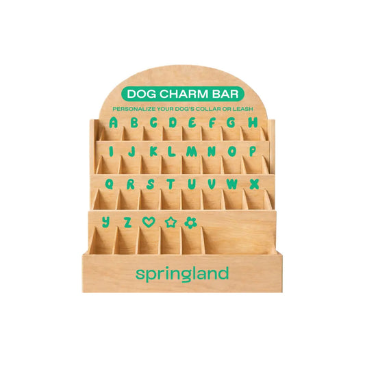 Silicone Dog Charms and Counter Retail Display