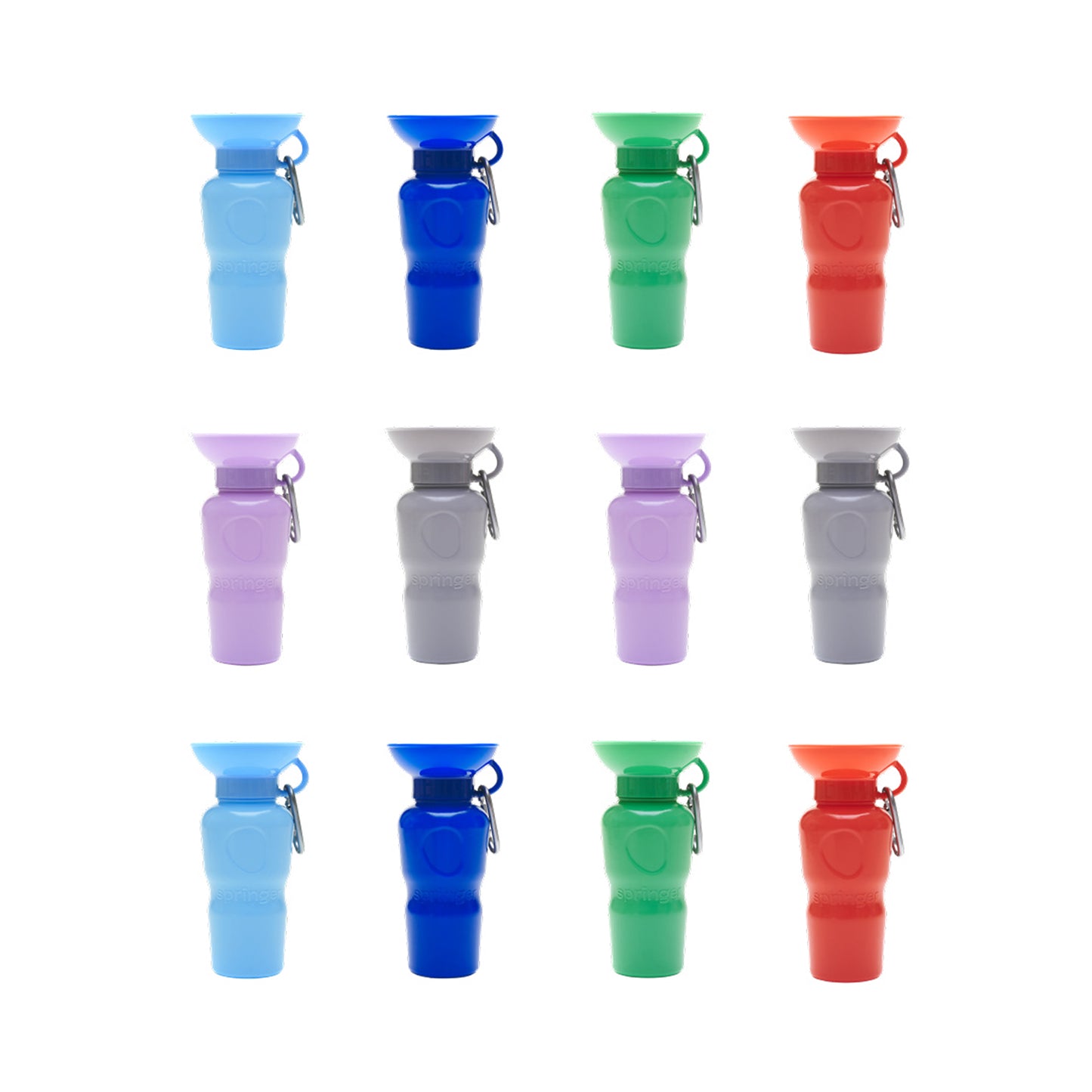22oz Classic Dog Water Travel Bottle Mixed Case (Case of 12)