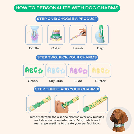 Mixed Dog Charm Set
