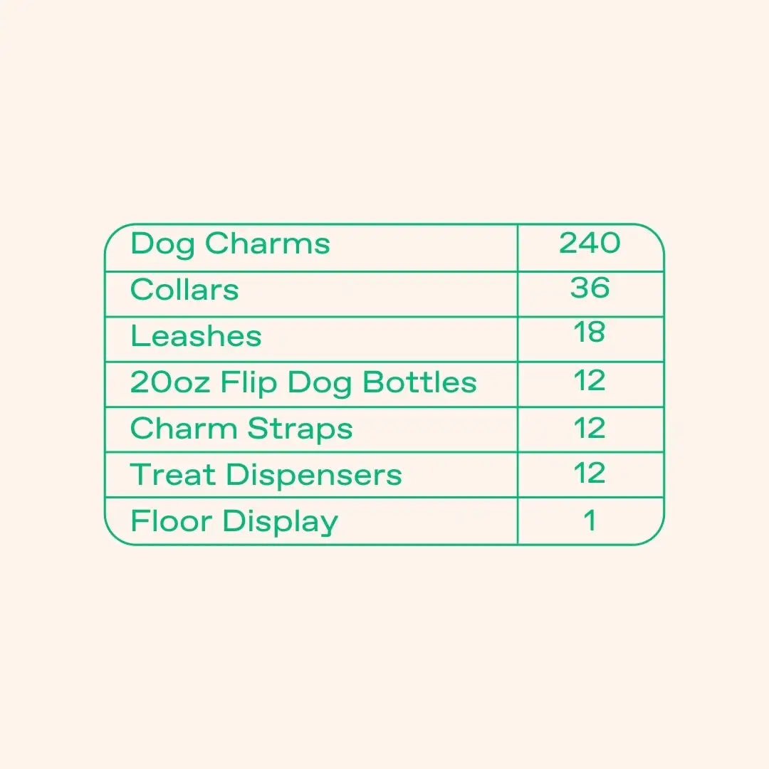 PREORDER Charm Bar Floor Display + Mixed Product Assortment