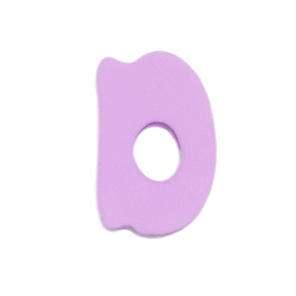 Silicone Dog Charms by Letter/Symbol/Strap Lilac (Pack of 5)