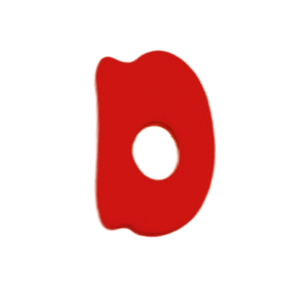 Silicone Dog Charms Cherry Red — D
