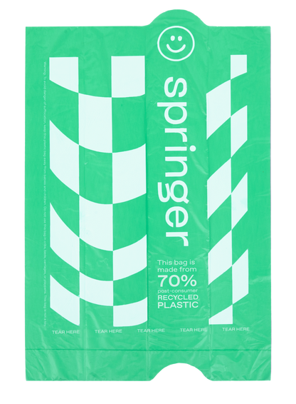50 Premium Dog Poop Bag Rolls - Single Rolls (Case of 50)