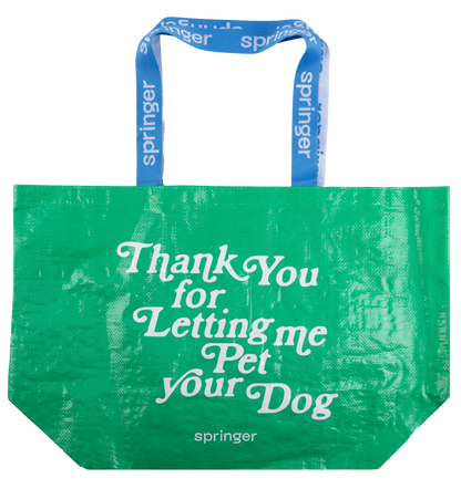 Thank You Large Tote For Dog People