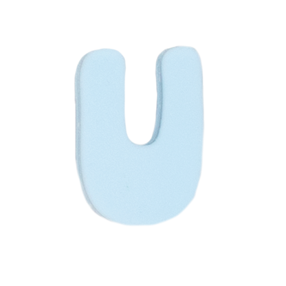 Silicone Dog Charms by Letter/Symbol/Strap Sky Blue (Pack of 5)