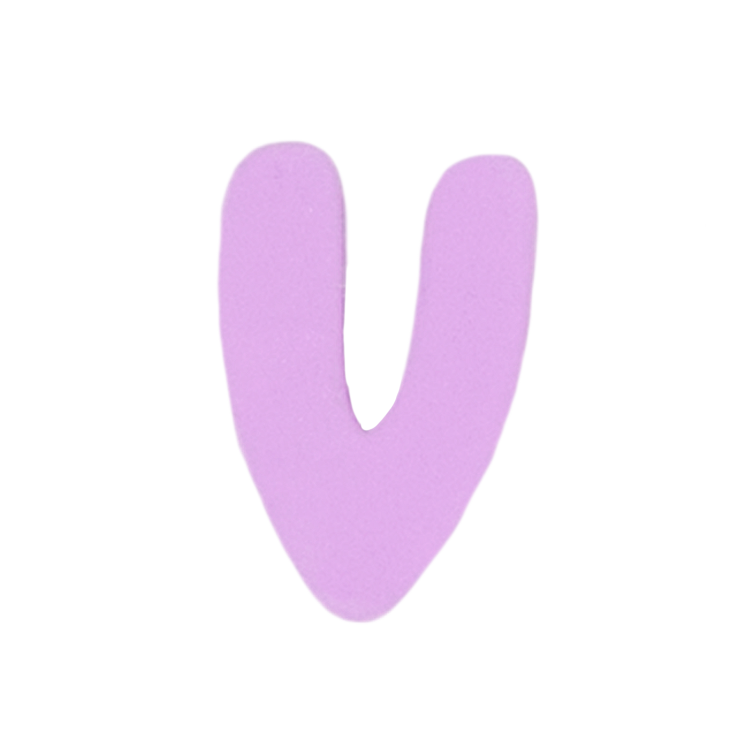 Silicone Dog Charms by Letter/Symbol/Strap Lilac (Pack of 5)