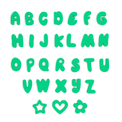 Silicone Dog Charms + Collar Set, Personalized Dog Collars