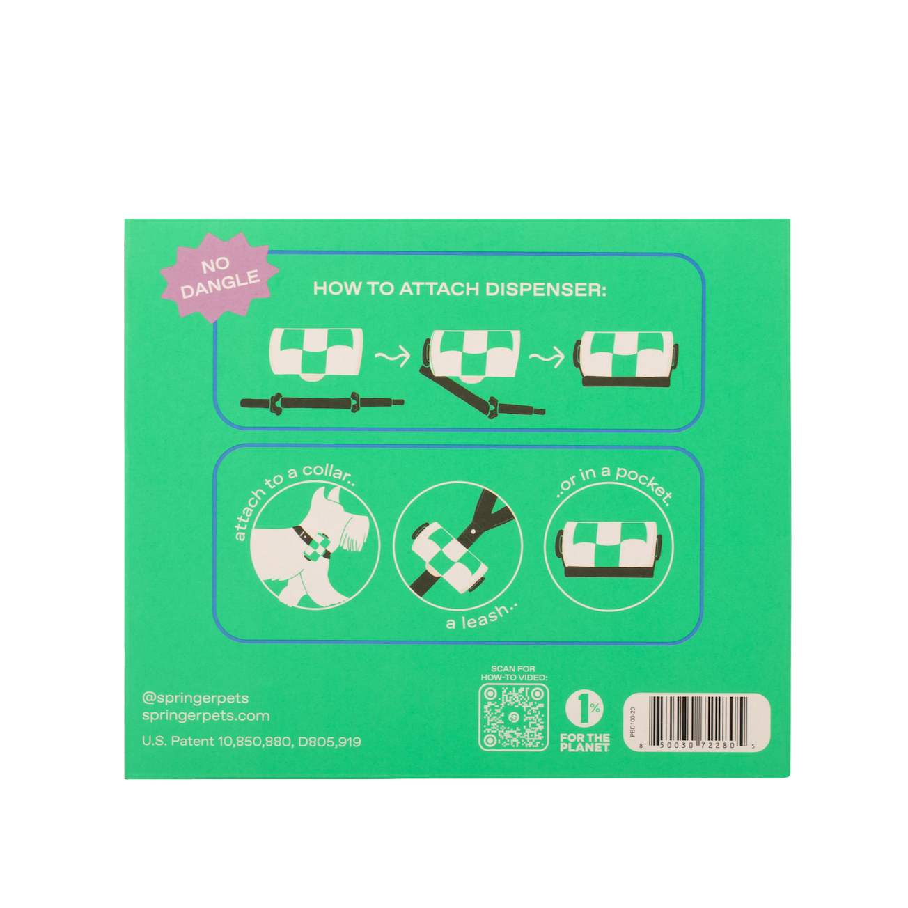 300 Premium Dog Poop Bags + Dispenser | 20 Roll Box (Case of 6)