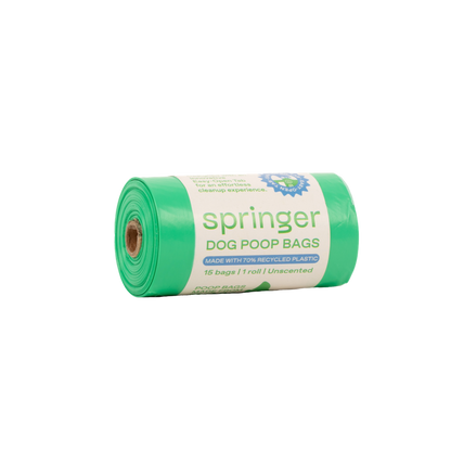 50 Premium Dog Poop Bag Rolls - Single Rolls (Case of 50)