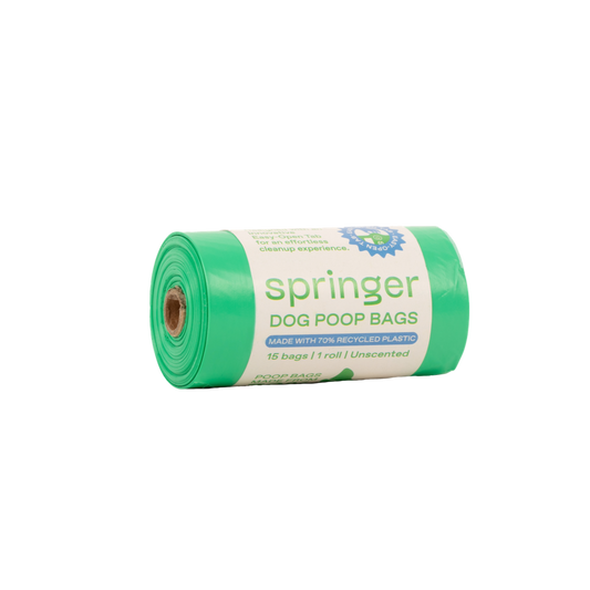 50 Premium Dog Poop Bag Rolls - Single Rolls (Case of 50)